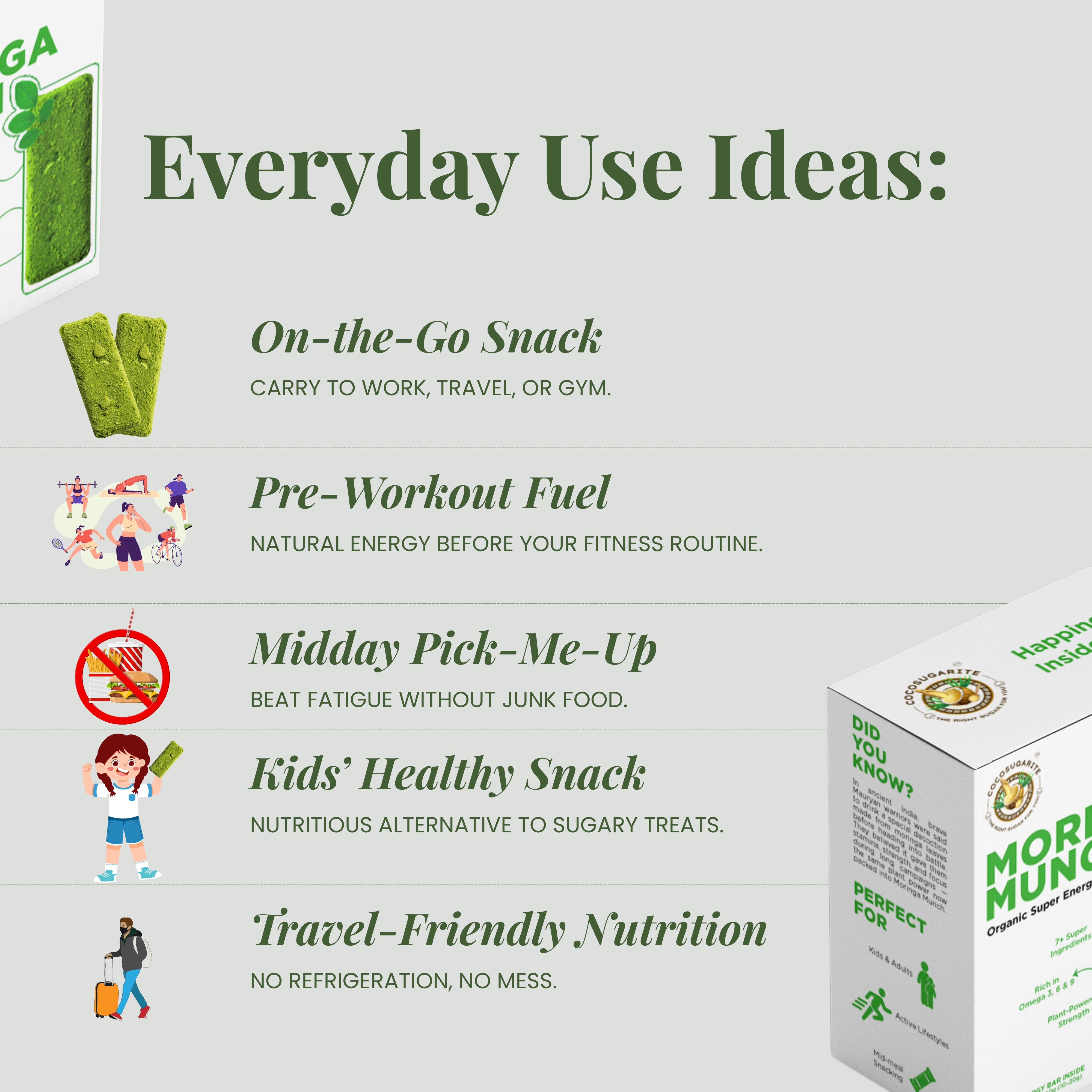 Moringa Munch-Protein Bar